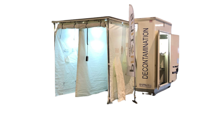 Decontamination container