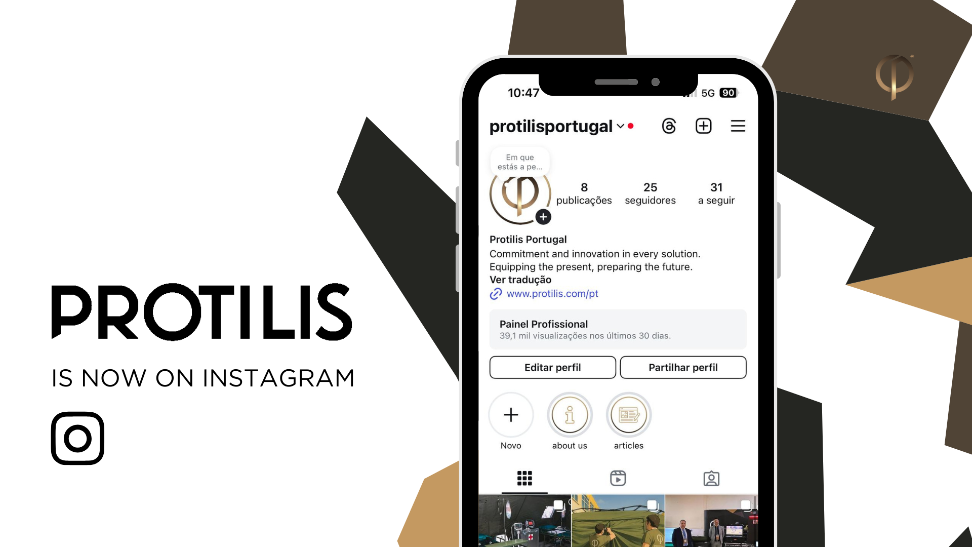 PROTILIS IS NOW ON INSTAGRAM!